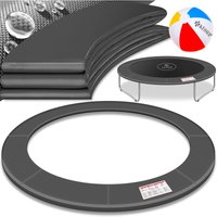 Trampolin Randabdeckung ø 244 305 366 426 cm 30cm breit 100% UV-beständig reißfest Federabdeckung Anthrazit / 305 cm - Kesser von KESSER