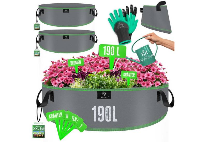 KESSER Pflanzkübel, Pflanzsäcke aus Vlies Kartoffel Pflanzsack Pflanztasche von KESSER