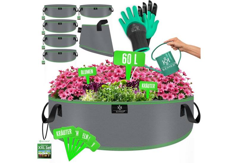 KESSER Pflanzkübel, Pflanzsäcke aus Vlies Kartoffel Pflanzsack Pflanztasche von KESSER
