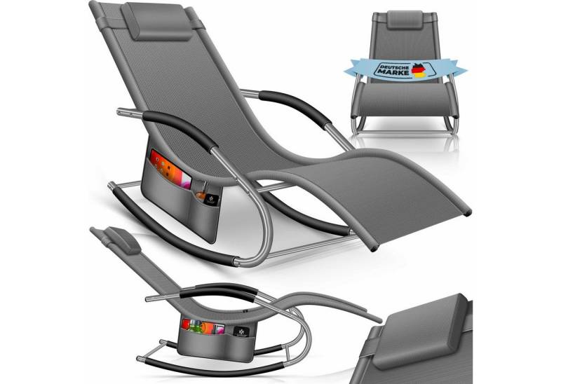 KESSER Gartenliege, Sonnenliege Relaxliege Schwungliege Gartenliege Gartenstuhl von KESSER