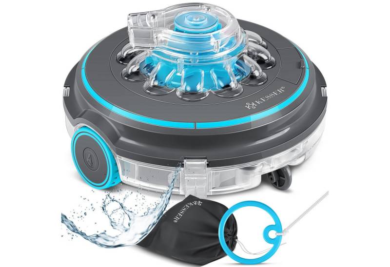 KESSER Poolroboter Poolroboter, Poolsauger Poolreiniger Akku Aqua-9000 inkl. Transporttasche von KESSER