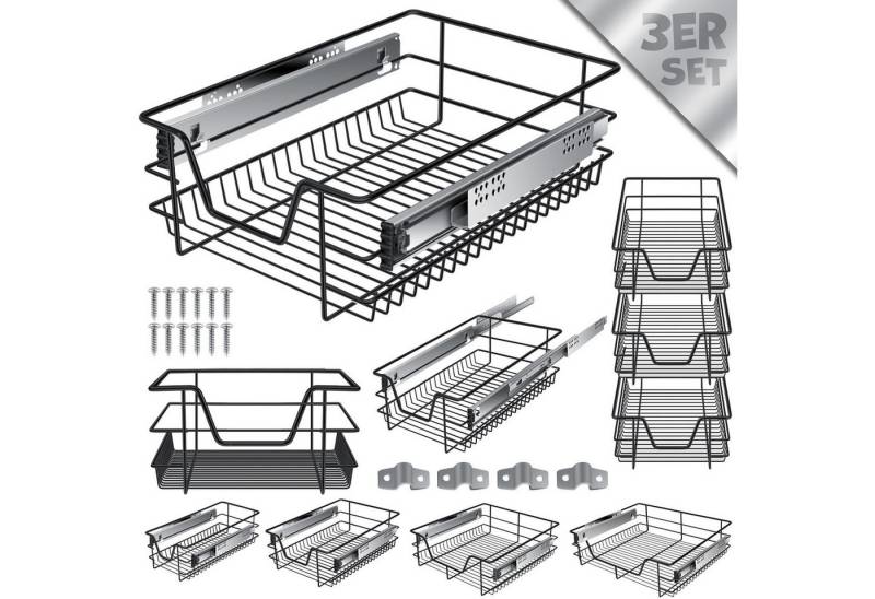 KESSER Schublade, Teleskopschublade Küchenschublade Küchenschrank KESSER Schublade, Teleskopschublade Küchenschublade Küchenschrank von KESSER