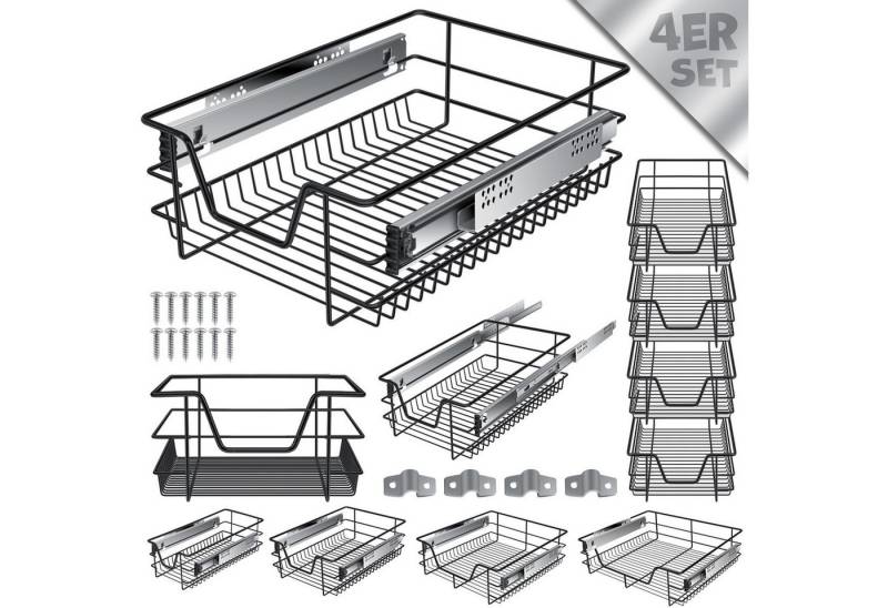 KESSER Schublade, Teleskopschublade Küchenschublade Küchenschrank von KESSER