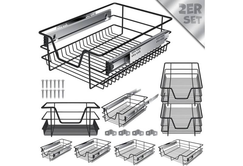 KESSER Schublade, Teleskopschublade Küchenschublade Küchenschrank KESSER Schublade, Teleskopschublade Küchenschublade Küchenschrank von KESSER