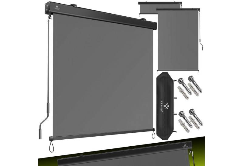 KESSER Senkrechtmarkise Senkrechtmarkise Außenrollo Handkurbelmechanismus Balkonrollo KESSER Senkrechtmarkise Senkrechtmarkise Außenrollo Handkurbelmechanismus Balkonrollo von KESSER