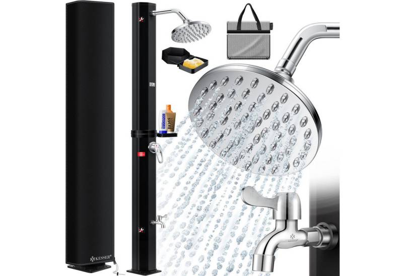 KESSER Solardusche, Solardusche 40- 60 Liter Solar Gartendusche warmes Wasser von KESSER