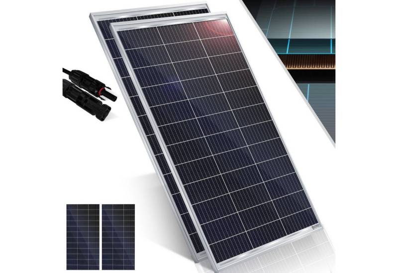 KESSER Solarmodul, (2-St), Solarpanel Monokristallin 18V Photovoltaik Solaranlage PV Anlage von KESSER