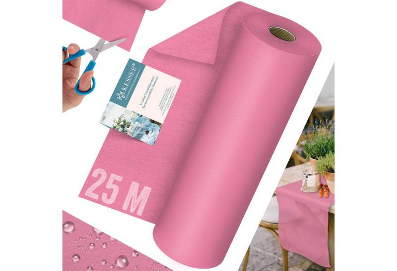 KESSER Tischläufer, Vlies Tischdekoration abwaschbar wetterfest Tischband Outdoor KESSER Tischläufer, Vlies Tischdekoration abwaschbar wetterfest Tischband Outdoor von KESSER