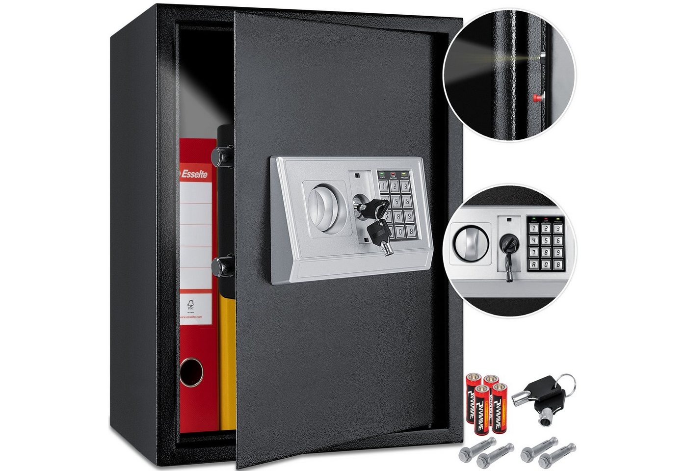 KESSER Tresor, Elektronischer Safe Tresor Geldschrank Wandtresor Wandsafe von KESSER