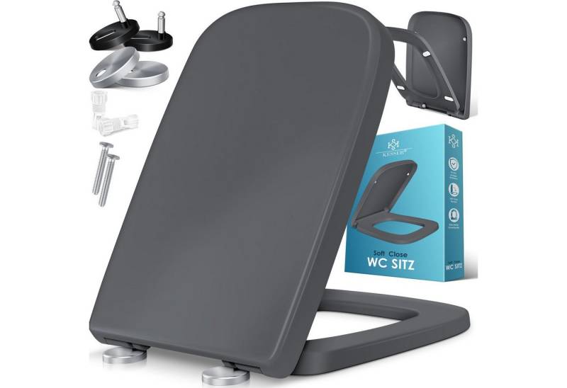 KESSER WC-Sitz, WC Sitz mit Absenkautomatik Toilettendeckel Quick-Release KESSER WC-Sitz, WC Sitz mit Absenkautomatik Toilettendeckel Quick-Release von KESSER