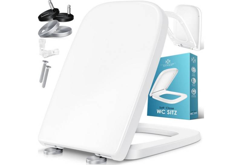 KESSER WC-Sitz, WC Sitz mit Absenkautomatik Toilettendeckel Quick-Release KESSER WC-Sitz, WC Sitz mit Absenkautomatik Toilettendeckel Quick-Release von KESSER