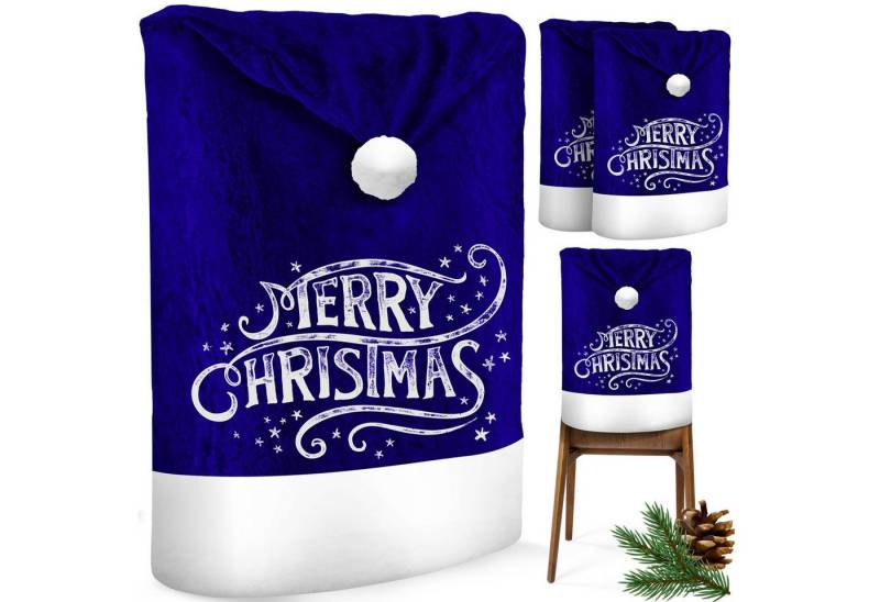 KESSER Weihnachtsfigur, Premium Weihnachtsstuhlüberzug Set Stuhlhussen für Weihnachten KESSER Weihnachtsfigur, Premium Weihnachtsstuhlüberzug Set Stuhlhussen für Weihnachten von KESSER