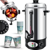 Glühweinkessel Edelstahl Glühweinkocher Glühweinautomat Heißgetränkeautomat Wasserkocher Heißwasserspender Kocher Einkochautomat 20 Liter - Kesser Glühweinkessel Edelstahl Glühweinkocher Glühweinautomat Heißgetränkeautomat Wasserkocher Heißwasserspender Kocher Einkochautomat 20 Liter - Kesser von KESSER