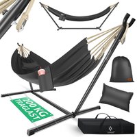 Kesser - Hängematte lake mit Gestell Doppelhängematte für 2 Personen-Stabiler Rahmen 200kg Belastbarkeit Indoor & Outdoor xxl Hängesessel Doppel von KESSER