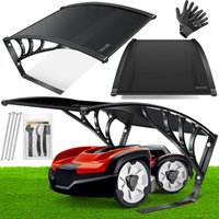Mähroboter Garage Dach Carport Überdachung für Mähroboter Rasenmäher Rasenroboter Automower Garten Witterungsbeständig Mährobotergarage Schwarz Mähroboter Garage Dach Carport Überdachung für Mähroboter Rasenmäher Rasenroboter Automower Garten Witterungsbeständig Mährobotergarage Schwarz von KESSER