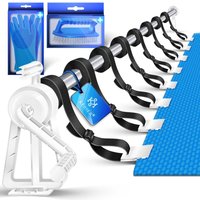 Pool Aufroller Premium Aufrollsystem 1 05m - 6 15 m für Solarplane mobiles Aufrollvorrichtung für Poolplane & Abdeckung inkl. Bänder Silber / Weiß Pool Aufroller Premium Aufrollsystem 1 05m - 6 15 m für Solarplane mobiles Aufrollvorrichtung für Poolplane & Abdeckung inkl. Bänder Silber / Weiß von KESSER