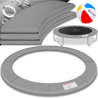 Trampolin Randabdeckung ø 244 , 305 , 366 , 426 cm , 30cm breit 100% UV-beständig reißfest Federabdeckung Hellgrau / 244 cm - Kesser Trampolin Randabdeckung ø 244 , 305 , 366 , 426 cm , 30cm breit 100% UV-beständig reißfest Federabdeckung Hellgrau / 244 cm - Kesser von KESSER