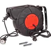 Kestek - Wand Kabeltrommel mit Automatik Kabelrolle Kabelbox H05VV-F 3G1,5mm² 20m von KESTEK