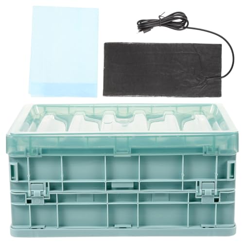 KESYOO 1 Set Papageienbrutkasten mit Heizkissen, Kükenbrutkasten für junge Vögel, faltbares und geräumiges Design, sichere Materialien für gesunde Zuchtbedarf KESYOO 1 Set Papageienbrutkasten mit Heizkissen, Kükenbrutkasten für junge Vögel, faltbares und geräumiges Design, sichere Materialien für gesunde Zuchtbedarf von KESYOO