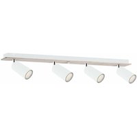 Keter Lighting - 2083 Eye Deckenstrahler Bar Weiß, Holz, 60cm, 4x GU10 von KETER LIGHTING