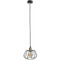 467 Luna Wire Frame Pendelleuchte Gold, 25cm, 1x E27 - Keter Lighting von KETER LIGHTING