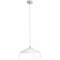 629 Tonty Dome Pendelleuchte Weiß, Silber, 34cm, 1x E27 - Keter Lighting von KETER LIGHTING