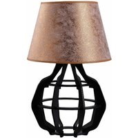 923 Bento Tischlampe mit rundem konischem Schirm Schwarz, Kupfer, 30,5 cm, 1x E27 - Keter Lighting von KETER LIGHTING