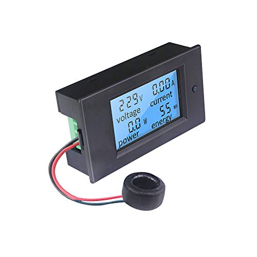 KETOTEK Amperemeter Voltmeter Wattmeter Stromzähler AC 80~260V 100A Spannungsmesser Leistungsmesser Energiemessgerät, Digital Volt Ampere Watt Anzeige AC Messgerät Spannungsanzeige Stromanzeige KETOTEK Amperemeter Voltmeter Wattmeter Stromzähler AC 80~260V 100A Spannungsmesser Leistungsmesser Energiemessgerät, Digital Volt Ampere Watt Anzeige AC Messgerät Spannungsanzeige Stromanzeige von KETOTEK