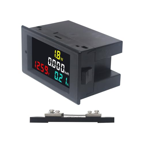 KETOTEK DC Voltmeter Amperemeter Stromzähler 7-20V mit 50A Shunt Digital Strom Spannung Meter LCD Spannungsmesser Energiezähler Leistungsmesser KETOTEK DC Voltmeter Amperemeter Stromzähler 7-20V mit 50A Shunt Digital Strom Spannung Meter LCD Spannungsmesser Energiezähler Leistungsmesser von KETOTEK