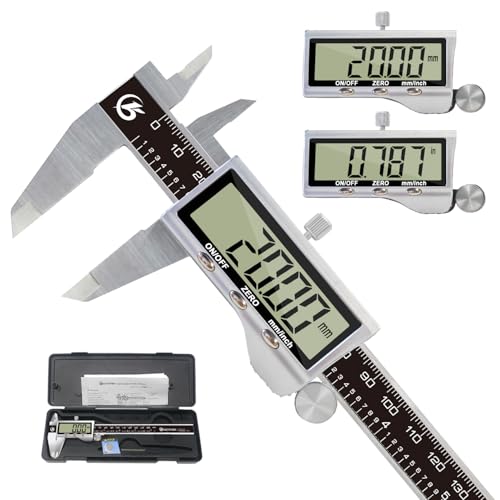 KETOTEK Messschieber Digitale, 150mm Schieblehre Digital Edelstahl mit Großem LCD Display, Messlehre Messwerkzeuge 6-Zoll mit Ersatzbatterie KETOTEK Messschieber Digitale, 150mm Schieblehre Digital Edelstahl mit Großem LCD Display, Messlehre Messwerkzeuge 6-Zoll mit Ersatzbatterie von KETOTEK