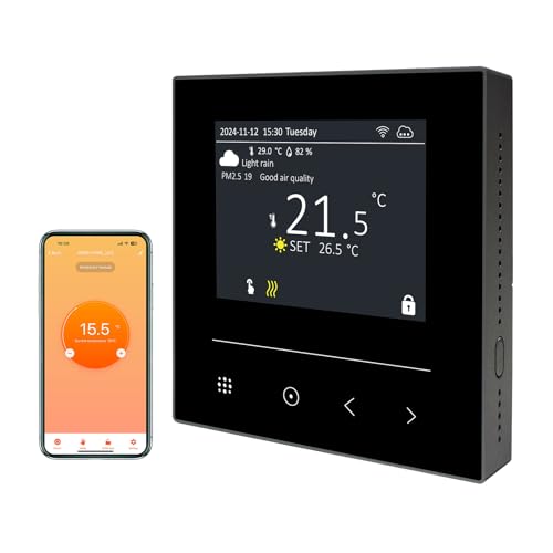KETOTEK Smart Thermostat für Wasser Fussbodenheizung und Boiler Gastherme, Smart Life/Tuya WiFi Chronothermostat, Digital Programmierbar Raumthermostat Kompatibel mit Alexa KETOTEK Smart Thermostat für Wasser Fussbodenheizung und Boiler Gastherme, Smart Life/Tuya WiFi Chronothermostat, Digital Programmierbar Raumthermostat Kompatibel mit Alexa von KETOTEK