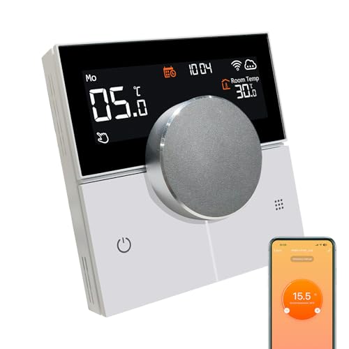 KETOTEK WiFi Thermostat für Fussbodenheizung Wasser und Boiler Gastherme, Raumthermostat Heizung Smart Kompatibel mit Alexa, Smart Life APP, Smart Programmierbar Chronothermostat 3A KETOTEK WiFi Thermostat für Fussbodenheizung Wasser und Boiler Gastherme, Raumthermostat Heizung Smart Kompatibel mit Alexa, Smart Life APP, Smart Programmierbar Chronothermostat 3A von KETOTEK