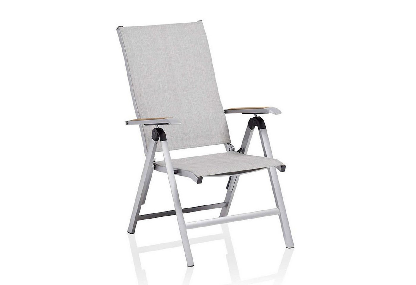 KETTLER Gartenstuhl DIAMOND Multipositionssessel silber / hellgrau Teak KETTLER Gartenstuhl DIAMOND Multipositionssessel silber / hellgrau Teak von KETTLER