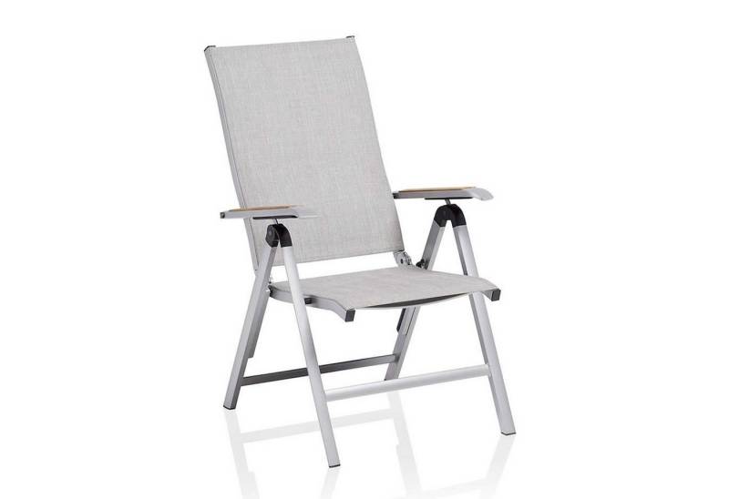 KETTLER Gartenstuhl DIAMOND Multipositionssessel silber / hellgrau Teak KETTLER Gartenstuhl DIAMOND Multipositionssessel silber / hellgrau Teak von KETTLER