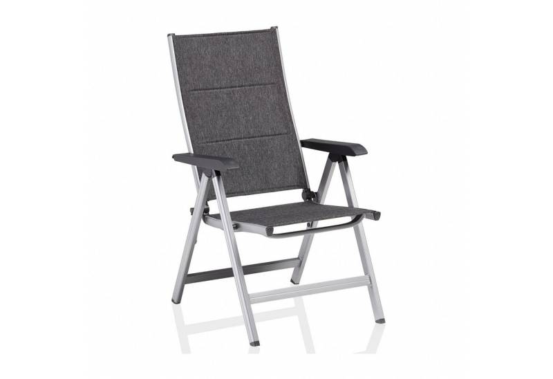 KETTLER Gartenstuhl Kettler Multipositionssessel Basic Plus padded silber/anthrazit von KETTLER