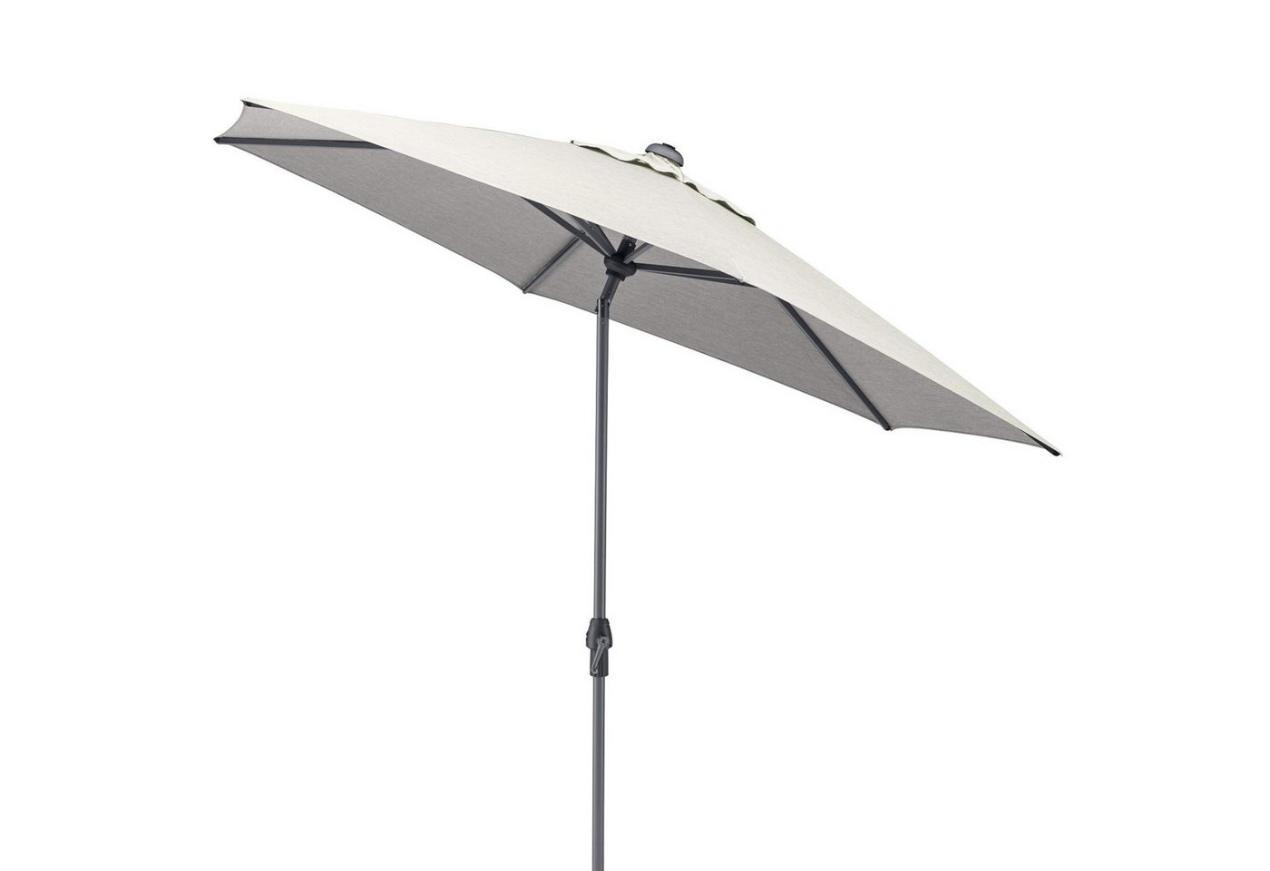 KETTLER Sonnenschirm EASY ALLROUND Kurbelschirm Ø 270 cm anthrazit/ hellgrau meliert KETTLER Sonnenschirm EASY ALLROUND Kurbelschirm Ø 270 cm anthrazit/ hellgrau meliert von KETTLER