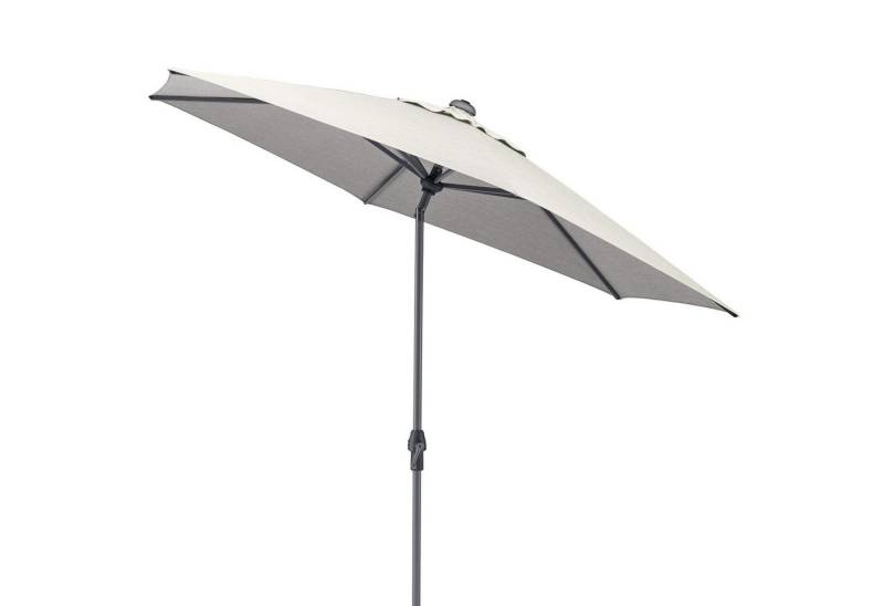 KETTLER Sonnenschirm EASY ALLROUND Kurbelschirm Ø 270 cm anthrazit/ hellgrau meliert von KETTLER