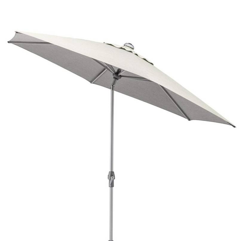 KETTLER Sonnenschirm EASY ALLROUND Kurbelschirm Ø 270cm silber / hellgrau von KETTLER