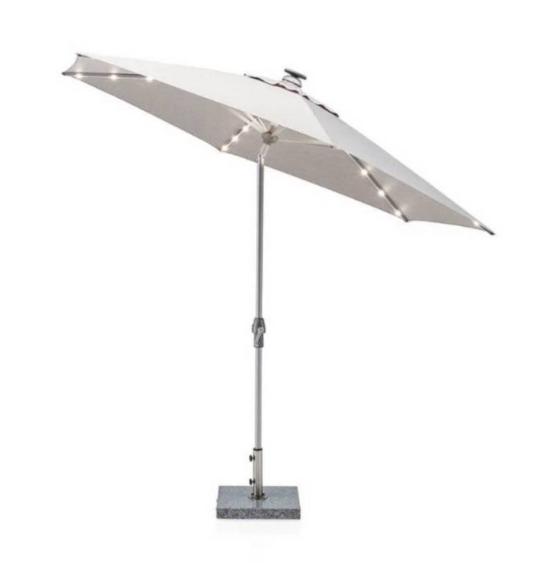 KETTLER Sonnenschirm EASY ALLROUND LED Ø300cm mit PU-Beschichtung silber / hellgrau meliert KETTLER Sonnenschirm EASY ALLROUND LED Ø300cm mit PU-Beschichtung silber / hellgrau meliert von KETTLER
