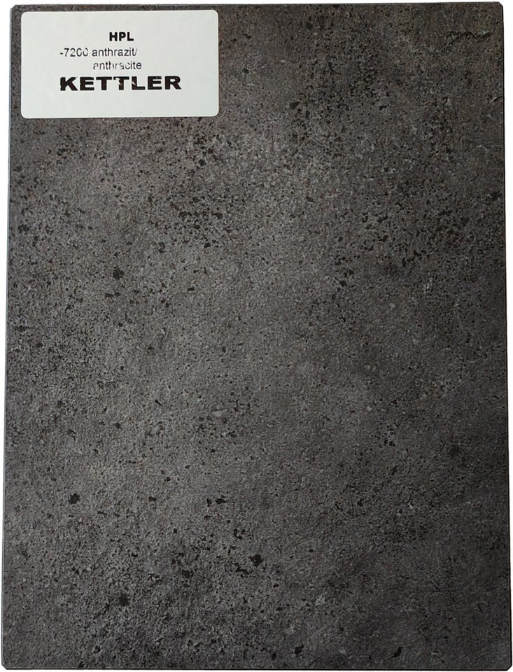 KETTLER Tischplatte HPL Tischplatte 95cm x 95cm x 1,3cm, anthrazit, C Profil KETTLER Tischplatte HPL Tischplatte 95cm x 95cm x 1,3cm, anthrazit, C Profil von KETTLER