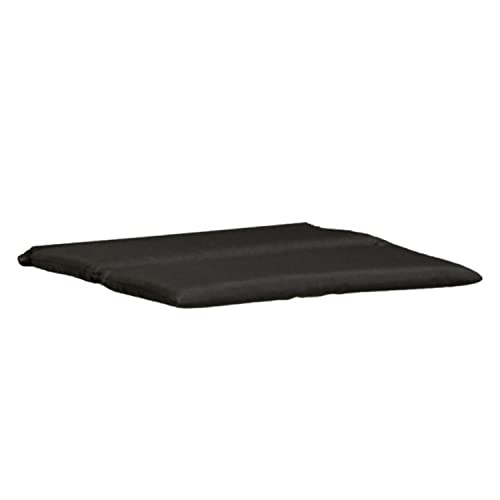 KETTtex Auflage Hocker Anthrazit Uni I Gartenstuhl Polster 48x48x3cm I Trendy Sitzauflage weich & robust I UV-beständige Stuhlauflage I Dessin 8667 von KETTtex EXKLUSIV