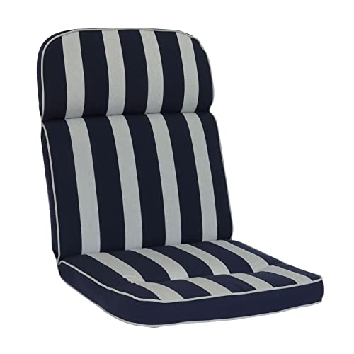 KETTtex Auflage Mittellehner Blau-gestreift I Gartenstuhl Polster 110x50x7cm I KTH3 Sitzauflage weich & robust I atmungsaktive Stuhlauflage I UV-beständiges Sitzkissen I Dessin 8521 KETTtex Auflage Mittellehner Blau-gestreift I Gartenstuhl Polster 110x50x7cm I KTH3 Sitzauflage weich & robust I atmungsaktive Stuhlauflage I UV-beständiges Sitzkissen I Dessin 8521 von KETTtex EXKLUSIV