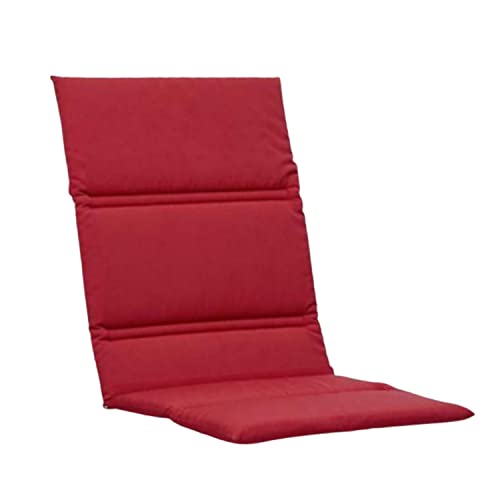 KETTtex Auflage Mittellehner Rot I Gartenstuhl Polster 110x48x3cm I Trendy Sitzauflage weich & robust I UV-beständige Stuhlauflage I Dessin 2180 von KETTtex EXKLUSIV