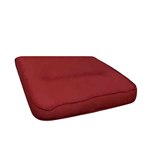 KETTtex EXKLUSIV Auflage Hocker Bordeaux I Barhocker Polster 50x50x9cm I KTH3 Sitzauflage weich & robust I Stuhlauflage UV-beständig I wasserabweisendes Sitzkissen I Dessin 2313 von KETTtex EXKLUSIV