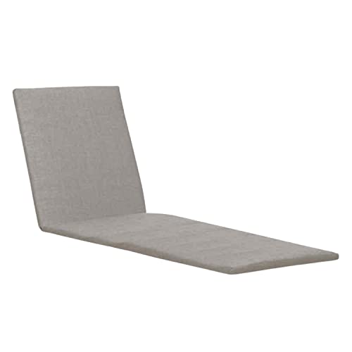 KETTtex EXKLUSIV Auflage Liege Taupe I Gartenliege Polster 200x60x4cm I KTH2 Liegenauflage weich & hautfreundlich I robuste Liege-Auflage I pflegeleichtes Liegekissen I Dessin 8866 von KETTtex EXKLUSIV