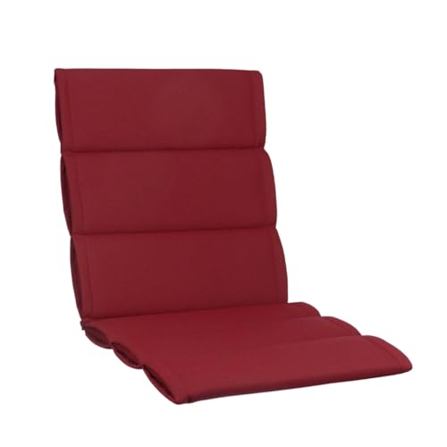 KETTtex EXKLUSIV Comfort Plus Auflage Niederlehner Bordeaux I Gartenstuhl Polster 100x50x5/3cm I KTH1 Sitzauflage weich & robust I Stuhlauflage UV-beständig I Sitzkissen I Dessin 2313 von KETTtex EXKLUSIV