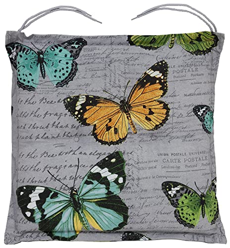 KETTtex 2467 Sitzkissen Hocker Bali weiß Schmetterlinge 50x48x6 cm KETTtex 2467 Sitzkissen Hocker Bali weiß Schmetterlinge 50x48x6 cm von KETTtex