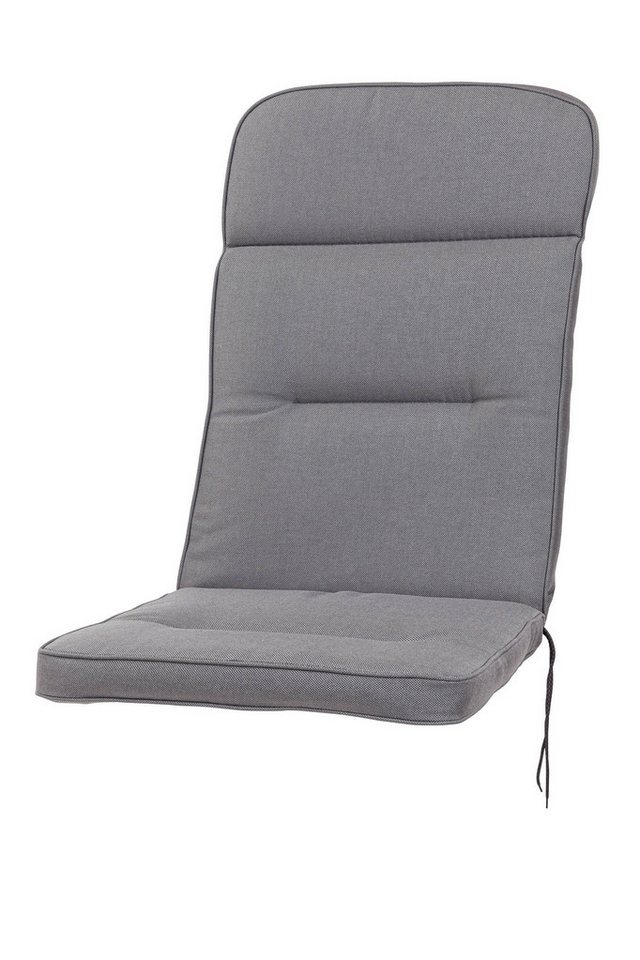 KETTtex Hochlehnerauflage Hochlehner Alicante 2328 dklgrau 120x50x8cm wasserabweisend lichtecht, (1 St) von KETTtex