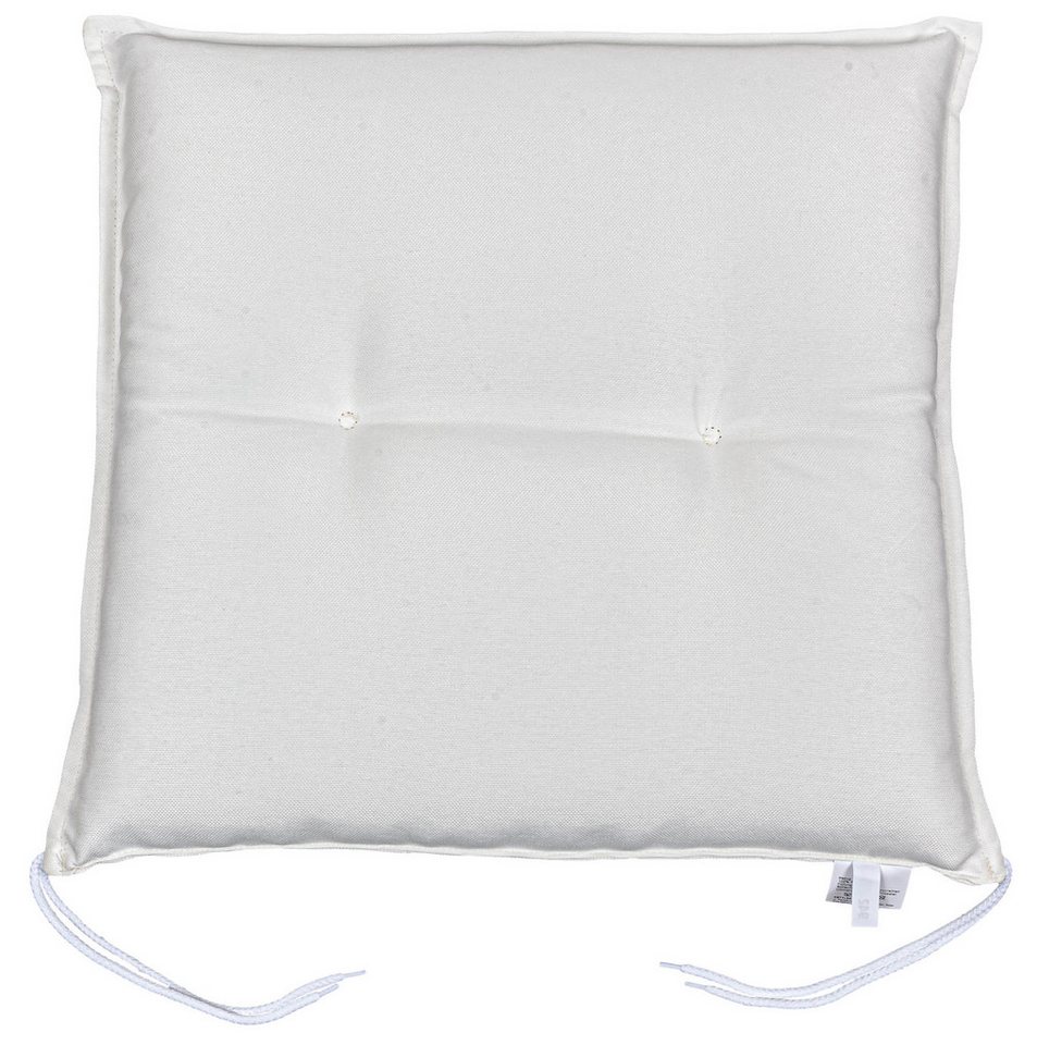 KETTtex Hockerauflage Hocker Marbella 2320 weiß 50x50x7,5 cm KETTtex von KETTtex