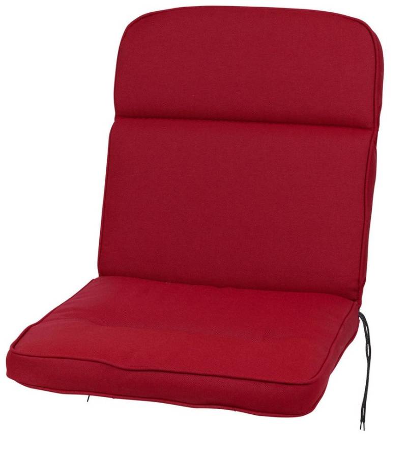 KETTtex Polsterauflage Niederlehner Alicante 2313 rot 100x50x7 cm wasserabweisend lichtecht, (1 St) von KETTtex